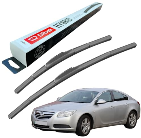 Silbak Windscreen Wipers, fits for VAUXHALL INSIGNIA (09/2008-12/2017) Front Wiper Blades, 600mm/450mm, Hybrid