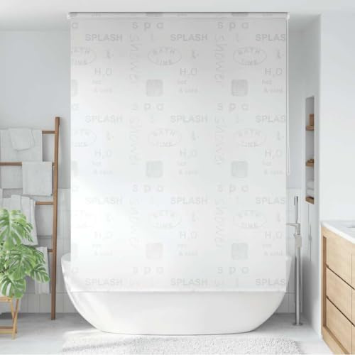 Genérico Persiana Enrollable de Ducha Splash 160x240 cm,Casa y jardín,Accesorios para el baño,Cortinas de ducha-142875