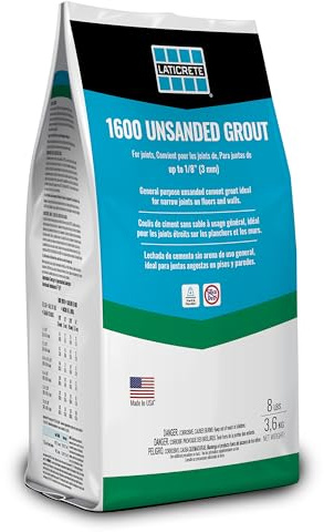 Laticrete 1600 UNSANDED Grout, Bright White 8 lb.
