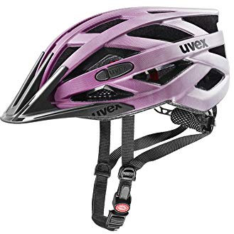uvex i-vo cc - Leichter Allround-Helm für Damen und Herren - individuelle Größenanpassung - erweiterbar mit LED-Licht - Berry matt - 56-60 cm