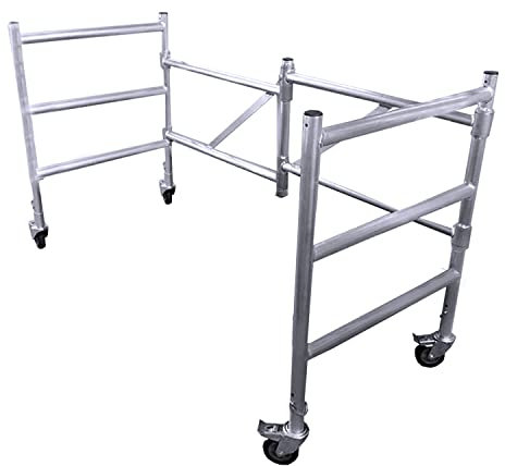 Alumexx Quicky Rahmen + Räder (Modul A) - Kompakter, Leichter gerüst - Bestellen Sie auch Modul B: Plattform für EIN komplettes gerüst (A: Falteinheit)