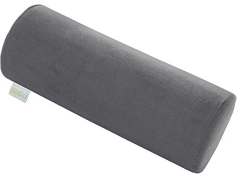 Bodyprotect Nackenrolle 15x40 cm mit weichem Mikroplüsch Bezug, Nackenkissen 15 x 40 cm, Kissen, Kissenrolle, Neck Pillow, Kopfkissen, Oeko-TEX, Made in EU, bis 40 Grad waschbar