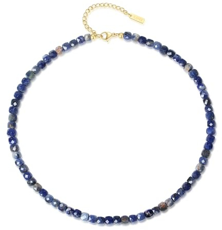 COAI Kristall Halskette mit natürlichen Edelsteinperlen – Damenschmuck