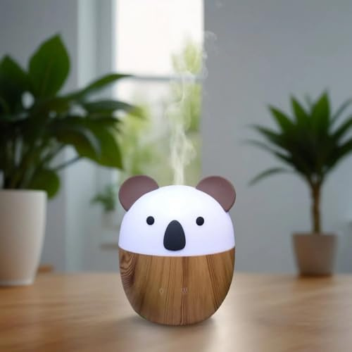 Zen’Arôme Diffusor für ätherische Öle Woofie, Ultraschall-Aromatherapie-Diffusor für kaltes Wasser, elektrisch über USB, 2 Diffusionsmodi, automatische Abschaltung, LED-Beleuchtung, leise und kompakt