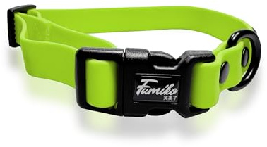 Fumiko® Hundehalsband aus Biothane versch.größen (Fancy Neon, XS)
