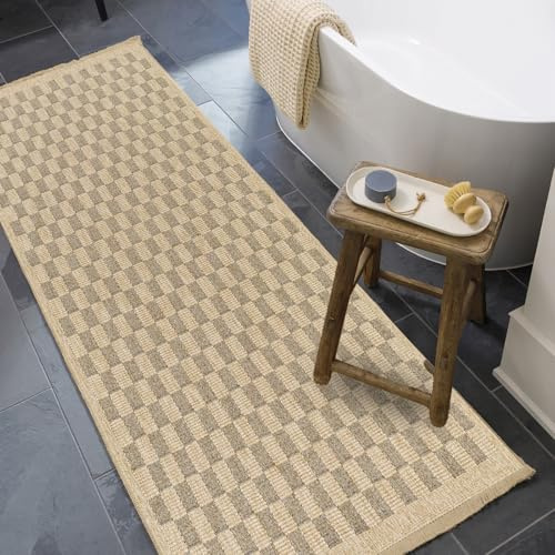 Livabliss Geometric Outdoor Rug - Indoor Outdoor Rug Runner, Ortaca 80x220 cm - Patio Rugs, Decking, Outdoor Carpet - Boho Colourful Garden Rugs, Patterned, UV Weather, Stain Durable