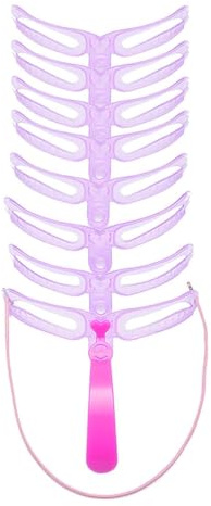 Nicear Kit di stencil per sopracciglia con 8 stencil per modellare e rifinire Adatto a tutte le forme e stili del viso Strumento di trucco ideale per principianti
