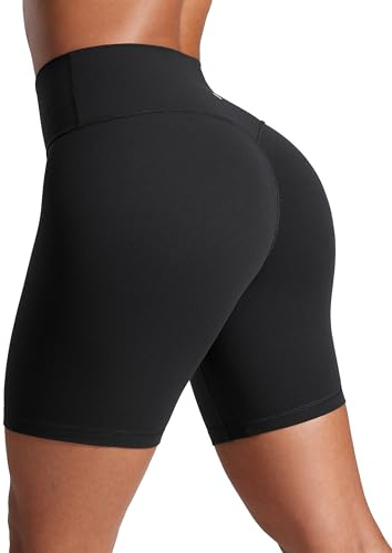 CRZ YOGA Secretsculpt Biker Shorts 4/6 | Booty Scrunch Butt, Butterlift, Buttery Soft, Moderate Compression, Workout, Pilates, No Front Seam, High Waist, for Women