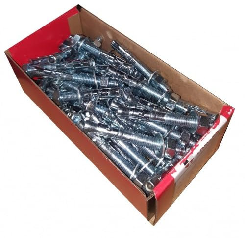 50 Fixanker M10 40x120mm rostfrei Schwerlastanker Bolzenanker ETA-1 gerissener Beton S