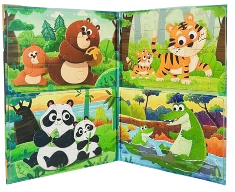 Magnetisk lekbok, magnetiskt pedagogiskt pussel, aktivitetsbok och pedagogiska spel för att lära sig flickor pojkar födelsedag resor