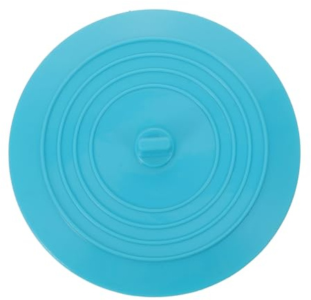 Badewannenstopper aus Silikon, Blau, 15cm, Rund, mit Starkem Halt | Stopfen für Badewanne, Rund, Starke Haftung, Dichtet den Ablauf Sicher Ab, für Badewannenablauf
