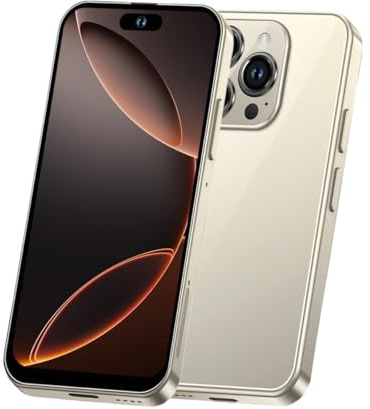 DxDcS 4G Mini Smartphone for Kids,4.0 inch HD Screen, 2GB RAM and 16GB ROM, Android 10.0 OS, Dual SIM Dual Camera,WIFI/Bluetooth/Face Unlocked Mobile Phone (XS16-Gold)