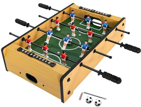 Table Football Game 20 Foosball Table Indoor Outdoor Tabletop Football for kids Mini Sport Game Christmas Birthday Gifts