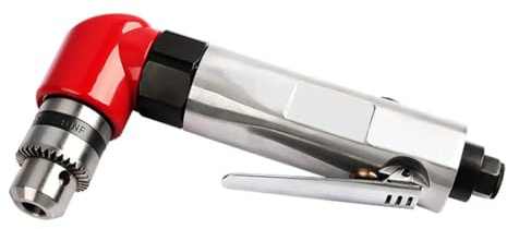FACAIIO Perceuse pneumatique légère à angle droit avec mandrin de 15 à 10 mm, perçage de 1800 tr/min dans des espaces restreints