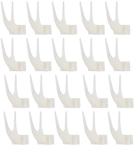 Almeigrity 20 pièces en Plastique Oiseau Fourchette à Fruits léger pour Animaux de Compagnie perroquets Jouet Fournitures pour Oiseaux mangeoire Pratique