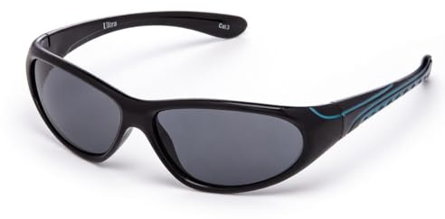 Ultra Kids Wraparound Sports Sunglasses UV400 Protection - Childrens Flexible Frame for Boys & Girls Ages Upto 16 Years