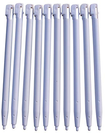Dealbude24 10x Weiß Stylus BedienStift Pen Display Touch Pen für PDA und Organizer Plastik
