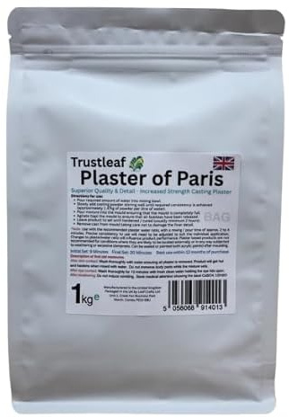 Trustleaf gips of Paris - 1 kg fin gjutgips