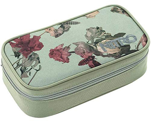 Nitro Pencil Case XL Inkl. Geo Dreieick & Stundenplan, Federmäppchen, Schlampermäppchen, Faulenzer Box, Federmappe, Stifte Etui