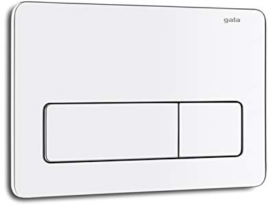 Gala Pulsador de doble descarga Eon3, color cromo, 25 x 16 x 3,3 centímetros (referencia: 5056369)