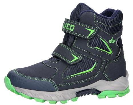 Lico Unisex Kinder Mauno V Schneestiefel, Marine Grün, 33 EU
