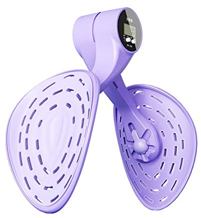 LTLCLZ Multifunktionale Beckenboden Exerciser Trainingsgerät Body Shaper Hip Trainer Zurück Bein Trainer Frauen Beckenboden Trainer,Lila