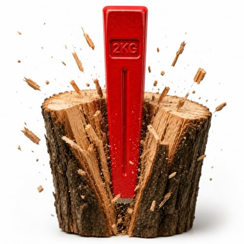 BITUXX Spaltkeil Keil Holzspalter Kindling Splitter Spalter (2Kg)