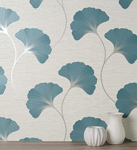 GAULAN 500681975 - Carta da parati lavabile in vinile fiori in rilievo effetto metallizzato per pareti soggiorno cucina bagno camera da letto sala da pranzo - Campione DIN A4