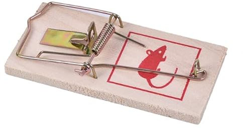 Saraoriginalshop Trappola per Topi a Scatto con Molla Riforzata Efficace Sia in Casa Che Giardino Disponibile in Lego ed Metallo (Legno 173 x 77 mm)