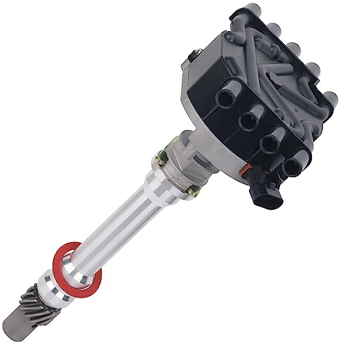 AiYiGu Distributeur d'allumage compatible avec Chevrolet GMC Cadillac Isuzu Vortec V8 5.7L 5.0L 6.5L 7.4L 1996 1997 1998 1999 2000 2001 2002, remplacement 93441558 1104058 12577 042 (Noir)