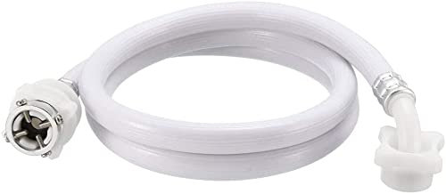 XYWHPGV Automatic Washing Machine Inlet Hose Water Pipe PVC 1M BSP3/4 Washer Connector Explosion Proof White(e74dc 7a50c e1854 f56df 9088d 3963b