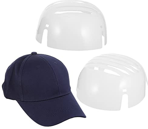 VILLFUL Baseballkappe Mit Anstoßkappen-Einsatz Sicherheitskappe Aus Pe Und Baumwolle Schlichtes Design Einfach Zu Verwenden