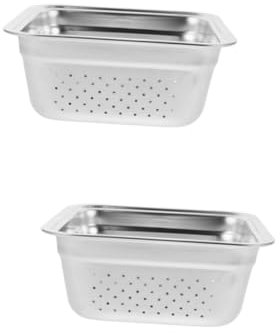 POPETPOP 2stücke Edelstahl Grillkorb Für Gemüse Robuste Grillplatte Mit Löchern Für Bbq Und Camping Vielseitige Grillhilfe Für Und Gemüse