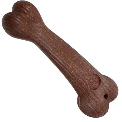 HYTROVE 210g Kauspielzeug Für Hunde Unzerstörbar Antler-Form Holzfaser Zahnpflege Für Kleine Und Große Hunde Interaktive Beschäftigung Langlebig