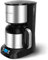 Aigostar Bonnie - Edelstahl Kaffeemaschine mit timer, 24H programmierbar, LCD Display, Warmhalteplatte, Abschaltautomatik, Tropfstopp, 800W, Filterkaffeemaschine mit Thermokaraffe, 10 Tassen, 1,2 L