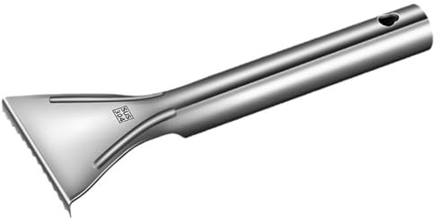 FANSHINUO Descalcificador ergonómico de acero inoxidable para pescado, herramienta profesional para quitar escamas de pescado para uso doméstico o comercial, descalcificador de cocina