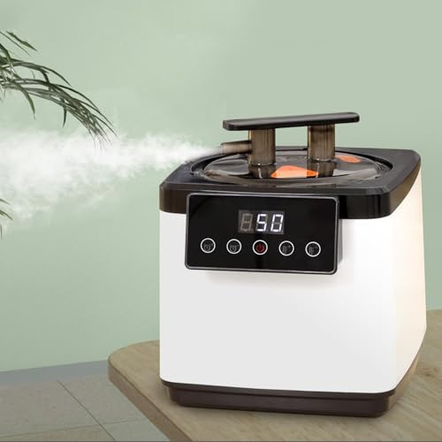 TYH Vaporizador De Sauna De 2,6 L para SPA Doméstico, Vaporizador Portátil De 1000 W, con Control Remoto, Ajustes De Vapor Ajustables, Recipiente De Acero Inoxidable