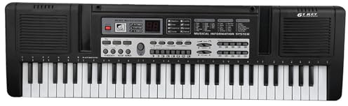 SIXRUN 61 Tasti Portatili Tastiera Elettronica, Opzioni Sonore , Adatte a Giovani Musicisti, Facili da Usare e Portatili, Realizzati con Materiali più Sicuri, Programmazione Musicale e Divertimento