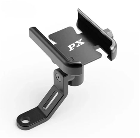LEIOSHOP Porta Cellulare Moto Per Ves@&pa PX80 PX125 PX150 PX 200 Custom Supporto Per Telefono Cellulare Per Moto GPS Per Specchietto Retrovisore Per Manubrio(Y-1)