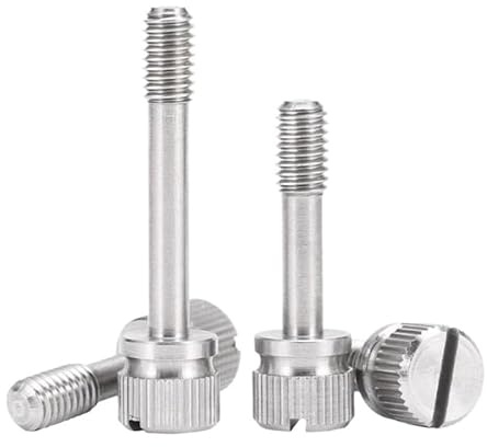 10/20/50 Uds M2 .5 M3 M4 M5 M6 M8 GB839 304 Tornillo De Mano Ranurado Acero Inoxidable Apretado A Perno Moleteado Cautivo Antiaflojamiento(20mm,M8-10pcs)