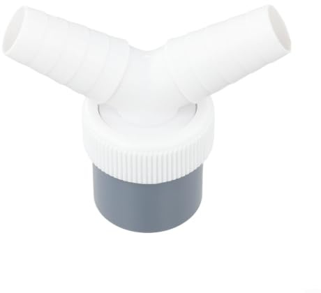 Drain Hose Y Coupler for Dishwasher and Washing Machine Two Inlets Merging to Single 40 mm Drain Outlet (Double Connection Y)