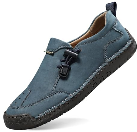 Zapatos Montela para Mujer Zapatillas Deportivas Tradicionales con Cordones Transpirables de Malla Elegantes Zapatos de Ocio para Oktoberfest Exteriores y Caminar (Dark Blue, 40)