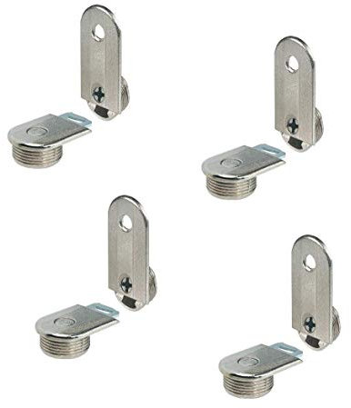 Gedotec 4 Pezzi - Connettore Mobili per Vite Giunzione per Corpo Mobile Ixconnect solo 32/20 | Connettori Legno UER Connessioni con Alta Winkelstabilität & Holzdicke da 16 mm|Maniglie per Mobili