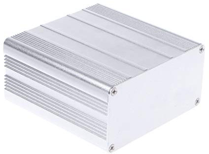 BIlinli Scatola portastrumenti per Circuito Stampato da Progetto elettronico in Alluminio Fai-da-Te 100x100x50mm