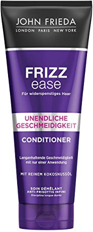John Frieda Frizz Ease Unendliche Geschmeidigkeit Spülung/Conditioner- 250 ml - nährt das Haar tiefenwirksam - verleiht Geschmeidigkeit