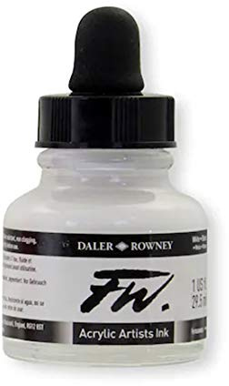 Daler-Rowney FW Acryl-Tinte für Künstler, Weiß