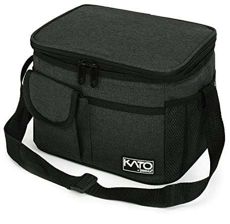 Kato Tirrinia 20L Groß Kühltasche Isoliertasche, Faltbar Picknickkorb Kühlbox mit Flaschentasche 2 Flaschen & Bier Flaschenöffner, Kühlkorb Thermo Tasche für Camping BBQ Strand Auto Einkaufen