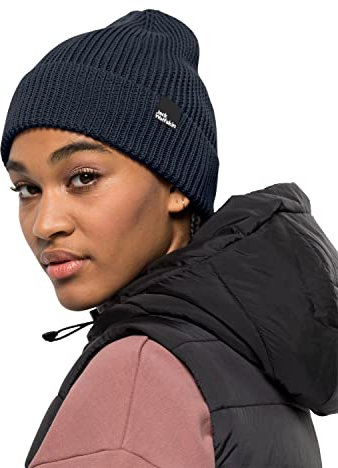 Jack Wolfskin Unisex Essential Beanie M tze, night blue, Einheitsgröße EU