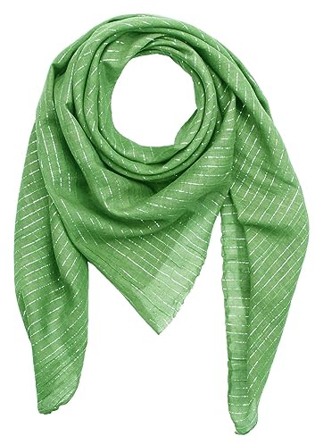 Superfreak® Baumwolltuch mit Silber Lurex - Tuch - Schal - 100x100 cm - 100% Baumwolle