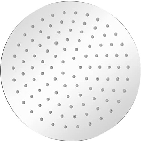 Gecheer Regenbrause Brausekopf Duschkopf Kopfbrause Regendusche Duschbrause Wand Decke Edelstahl 25 cm Rund